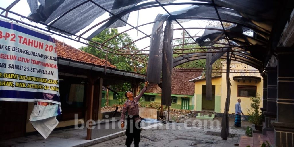 Ini Data Kerusakan Akibat Angin Kencang di Mojokerto