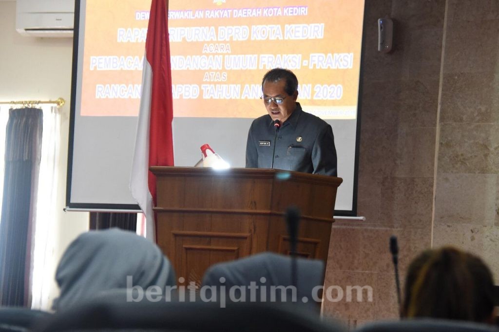 Ini Jawaban Walikota Kediri atas Pandangan Umum Fraksi DPRD