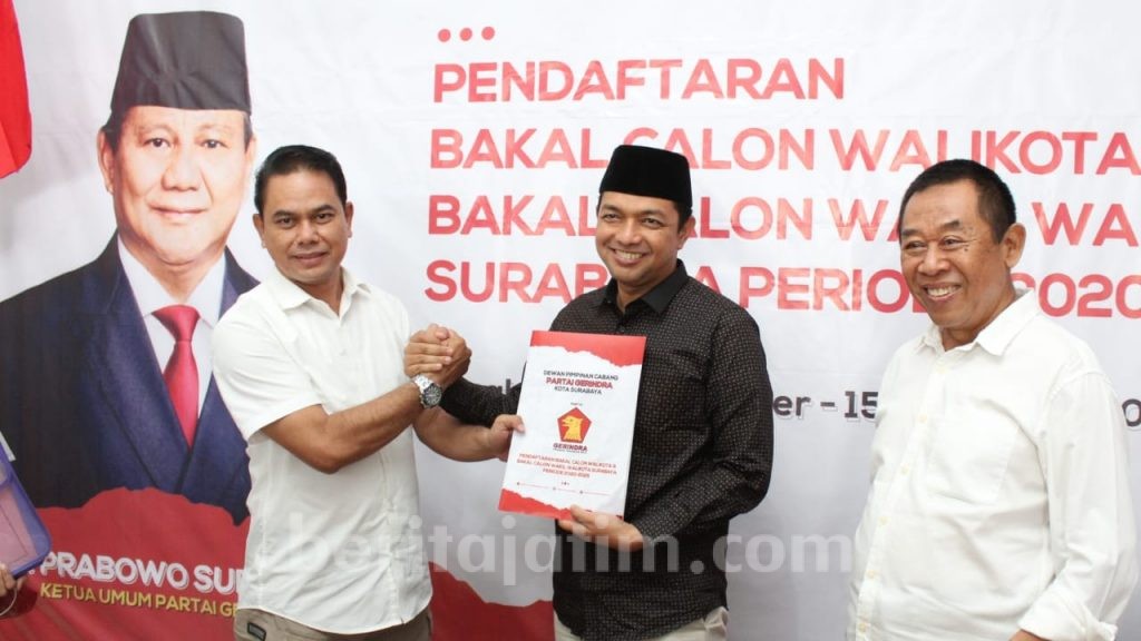 Gerindra, Parpol Ketiga Gus Hans Ikuti Penjaringan Cawali Surabaya