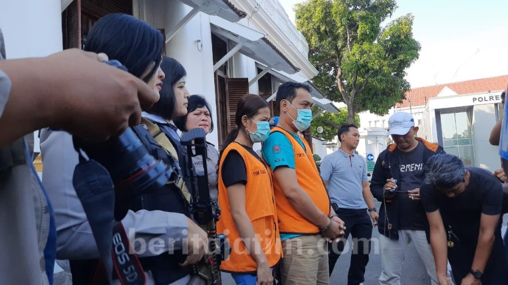 Dikontrol Napi Lapas Madiun, Pasutri Jadi Kurir Narkoba di Surabaya