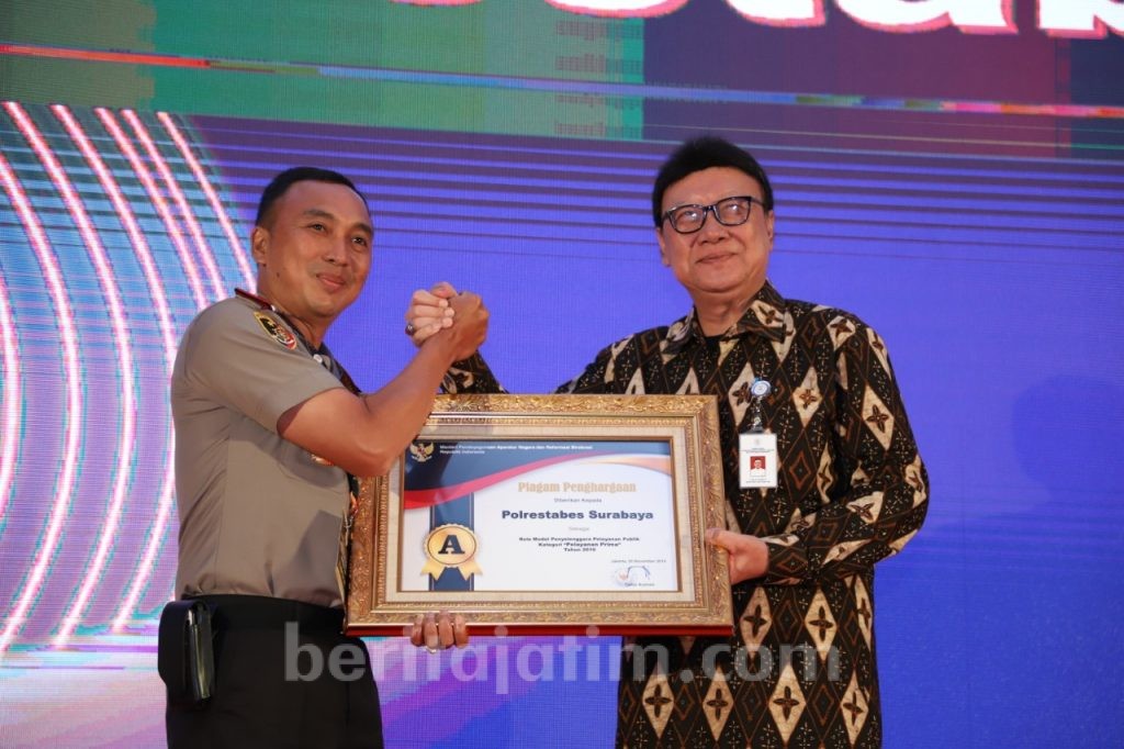 Lima Polres di Jawa Timur Raih Predikat Layanan Prima