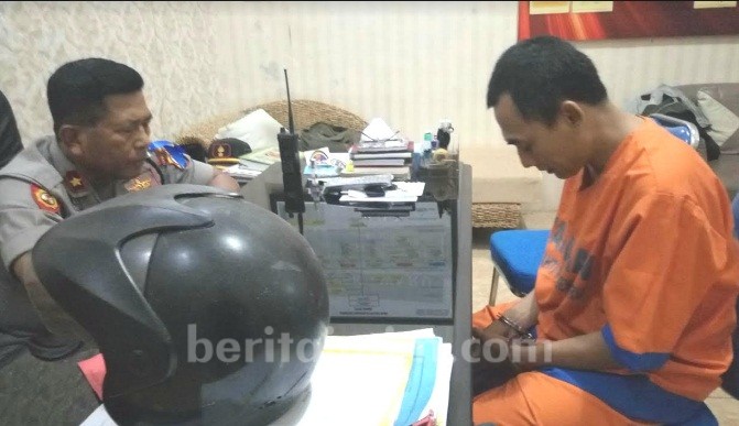 Perampas Motor Kepruk Kepala Diringkus Polsek Waru Sidoarjo
