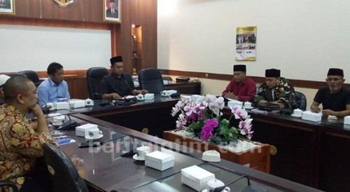 Temui DPRD Jember, GP Ansor Prihatin Pembahasan KUA-PPAS