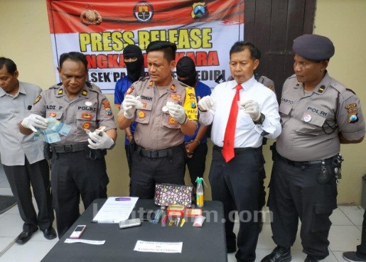 Edarkan Sabu, Pekerja Catering Dibekuk Polsek Pare Kediri