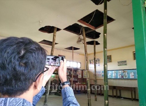 DAK 2020 Tidak Disetujui, Rehab Ruang SD Disangga Bambu di Ponorogo Diusulkan Lewat DAU