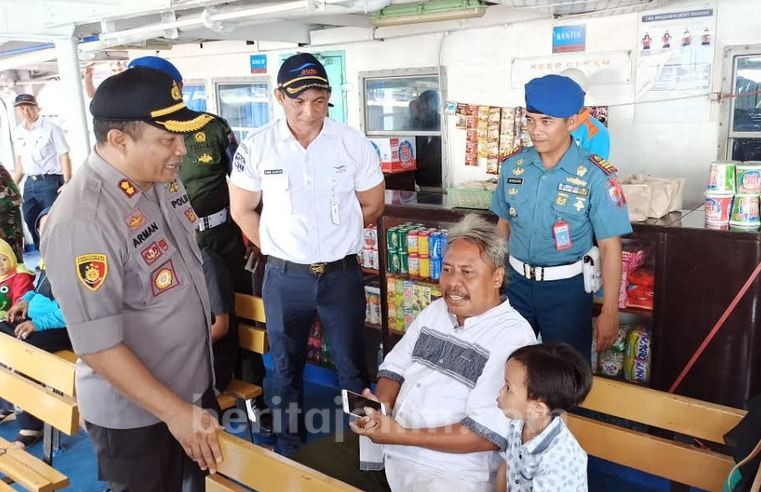 Personel Gabungan Sidak Kapal Penyeberangan Selat Bali, Ini Hasilnya
