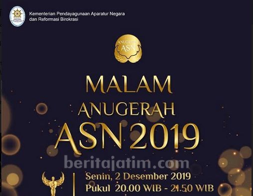 Malam Anugerah ASN 2019, Tiga Terbaik Peroleh Piala Adhigana