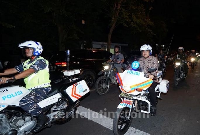 Keren, Forkopimda Banyuwangi Keliling Gereja Pakai Motor
