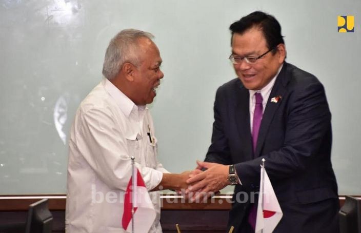 Kementerian PUPR dan Pemerintah Jepang Perpanjang Kesepakatan Kerja Sama Pengembangan Infrastruktur