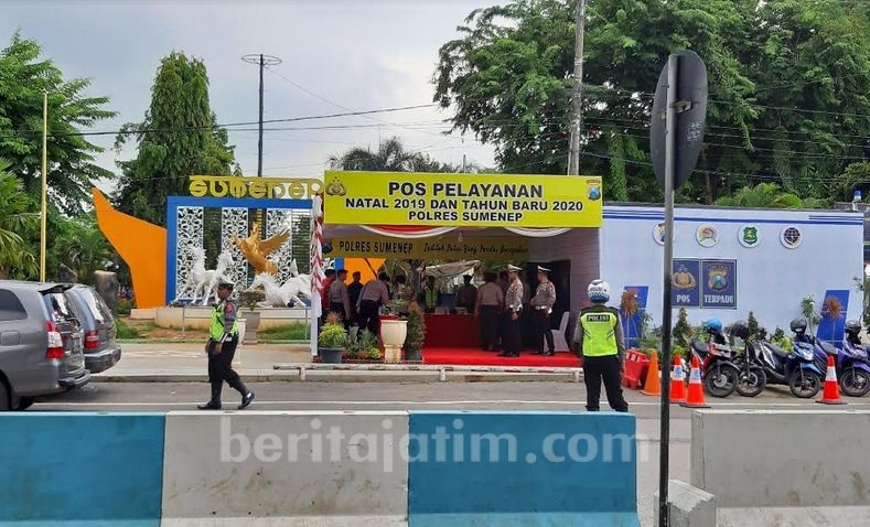Polres Sumenep Siapkan 12 Pos Pelayanan dan Pos Pengamanan Natal dan Tahun Baru
