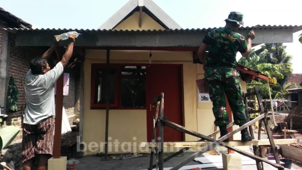 Senangnya Mbah Suginem Rumahnya Direhab Anggota Kodim