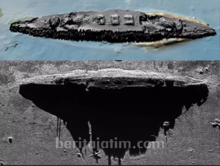 Bangkai Kapal Perang Dunia I Ditemukan di Atlantik
