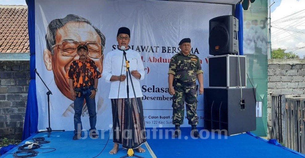 Kandidat Bupati Ini Sambut Tahun Baru dengan Gelar Haul Gus Dur