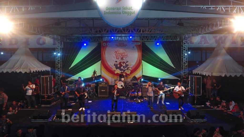 Kampanye Germas, Pemkot Kediri Gelar Konser Guyon Waton