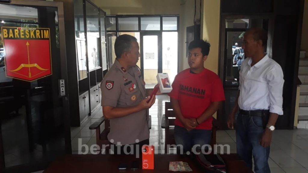 Curi HP di Surabaya, Tertangkap di Ponorogo