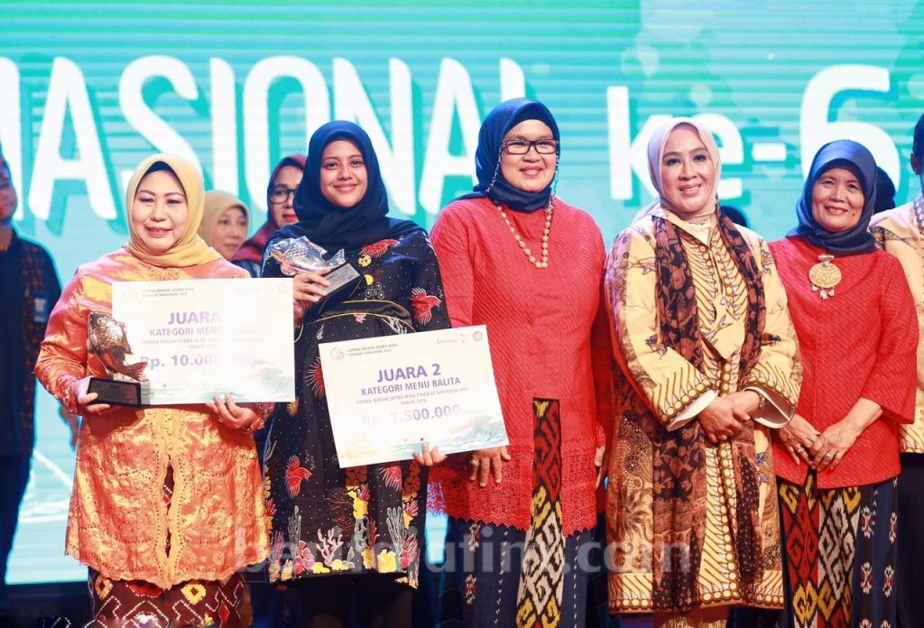 TP PKK Kota Kediri Sabet Juara Lomba Masak Ikan Tingkat Nasional