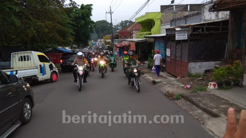 Pantau Gereja, Forkopimda Kabupaten Malang Patroli Naik Trail