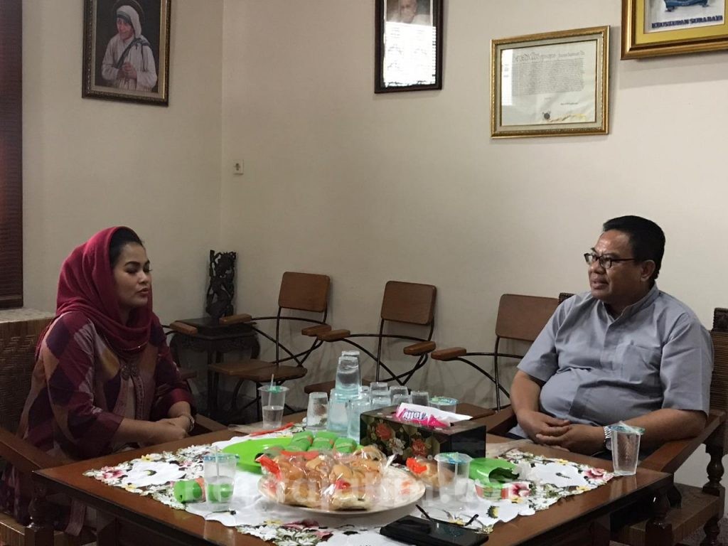 Kunjungi Keuskupan Surabaya, Puti Guntur Diskusi Soal Pancasila