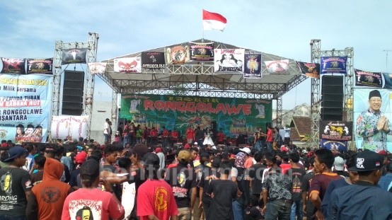 Hadiri Ultah Laskar Ronggolawe, Setiajit Dapat Dukungan