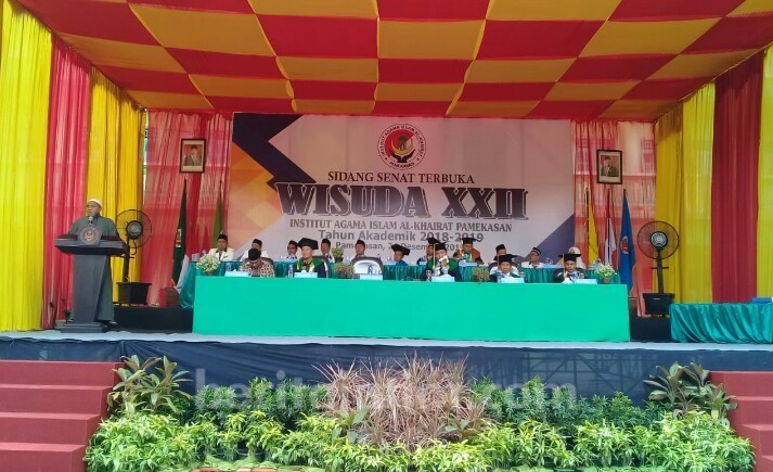 342 Mahasiwa IAI Al-Khairat Resmi Sandang Status Sarjana