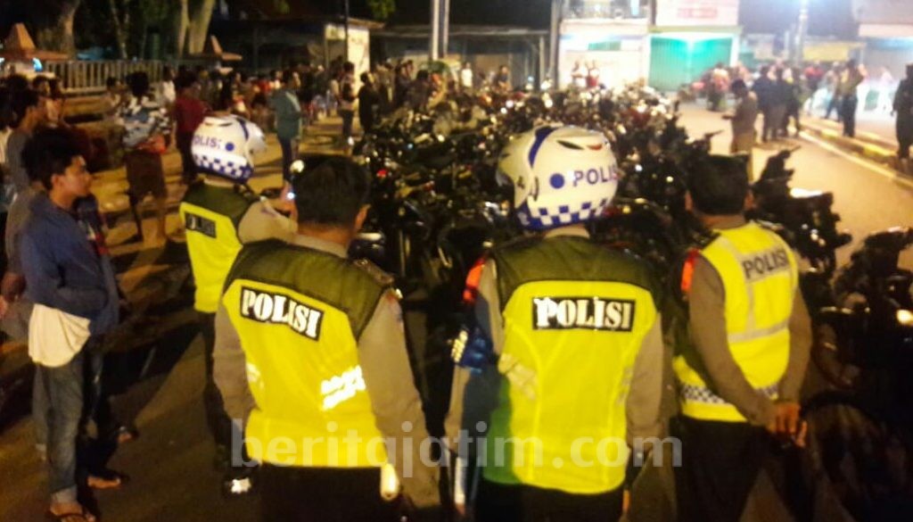 Puluhan Motor Terjaring Razia di Pamekasan