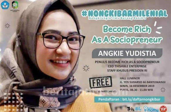 Banyuwangi Undang Angkie Yudistia, Siapa Dia?