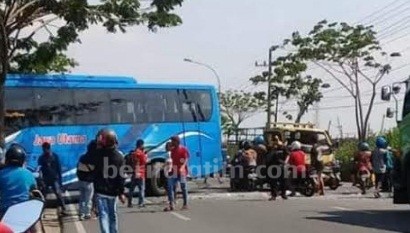 Kecelakaan Truk, Bus dan Motor di Pantura Tuban, Begini Kronologinya
