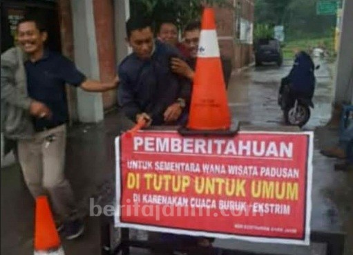 Pipa Saluran Air Panas Pacet Diterjang Banjir, Ini yang Dilakukan PMI