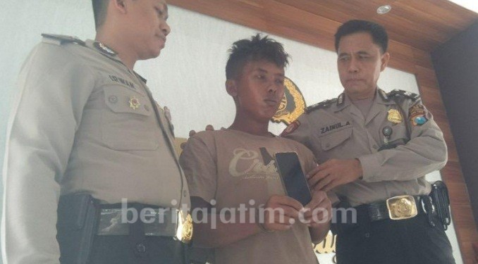 Ini Tampang Kristianto Edi Tersangka Pencuri Ponsel di Gudang