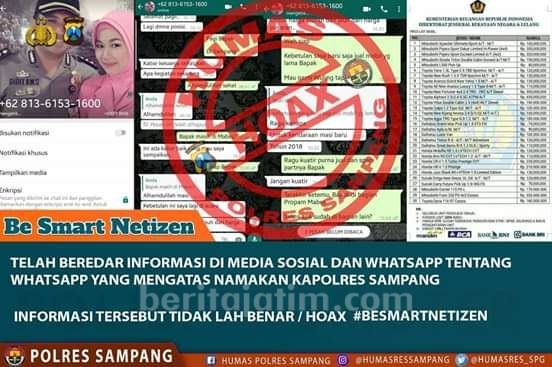 Nama Kapolres Sampang Dicatut di Medsos untuk Penipuan