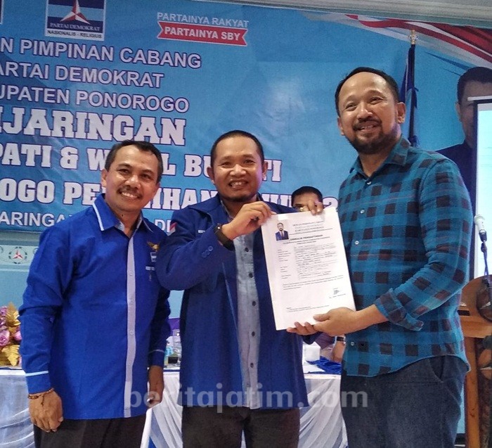 Ingin Bangun Ponorogo Bersama, Ipong Daftar Penjaringan Partai Demokrat
