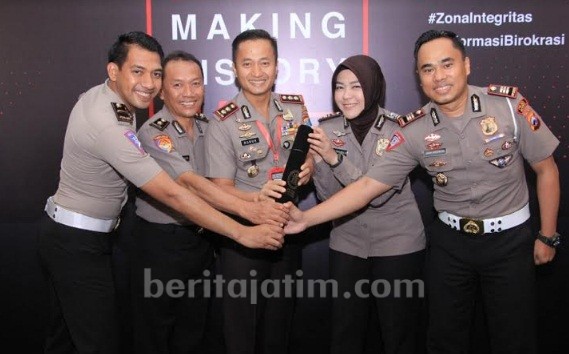 Kemenpan RB Beri Penghargaan Polres Madiun Wilayah Bebas dari Korupsi (WBK)