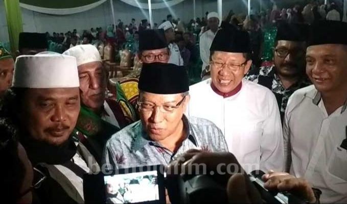 Di Rumah Setiajid, Kiai Said Aqil Berdoa untuk Pilkada Tuban 2020