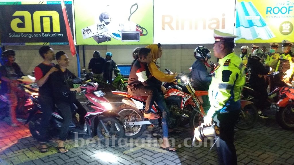 Ratusan Pengendara Motor Terjaring Razia
