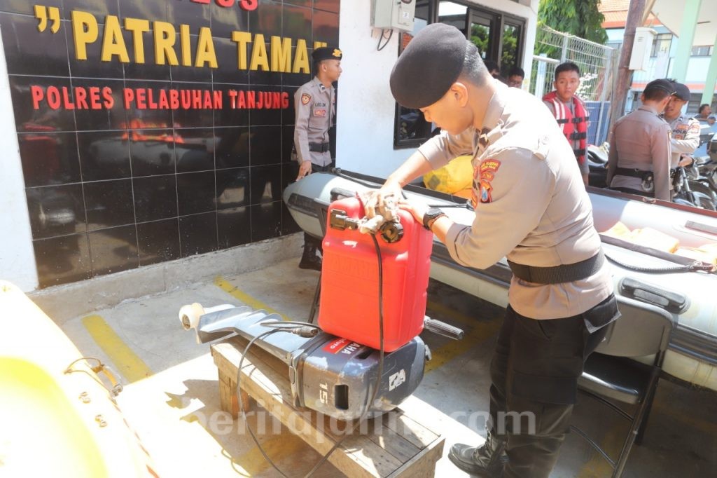 Siaga Bencana Laut dan Darat, Begini Antisipasi Polres Pelabuhan Tanjung Perak Surabaya