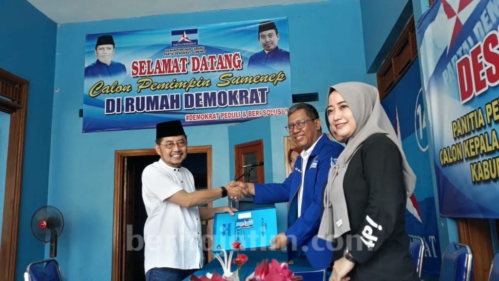 Pegang Persyaratan Kunci, Malik Effendy Daftar Bacabup Sumenep Melalui Partai Demokrat