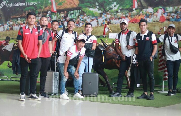 Ini Rombongan Madura United Menuju Malaysia