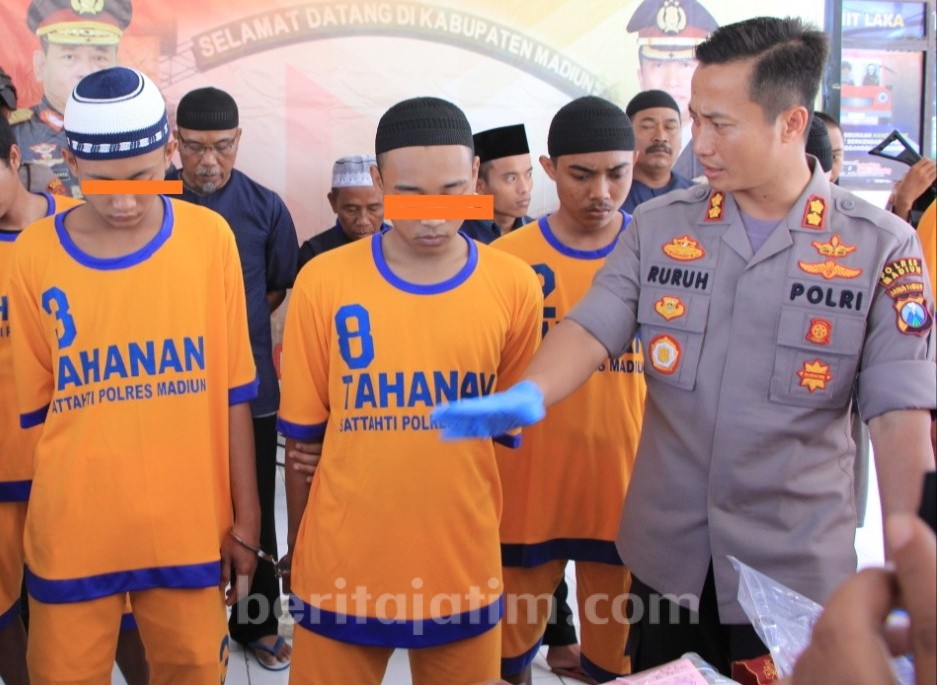 Polres Madiun Amankan Ratusan Pil Koplo dari 4 Pelaku