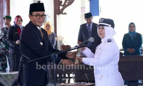 Bupati Pamekasan Lantik PAW Kades Murtajih