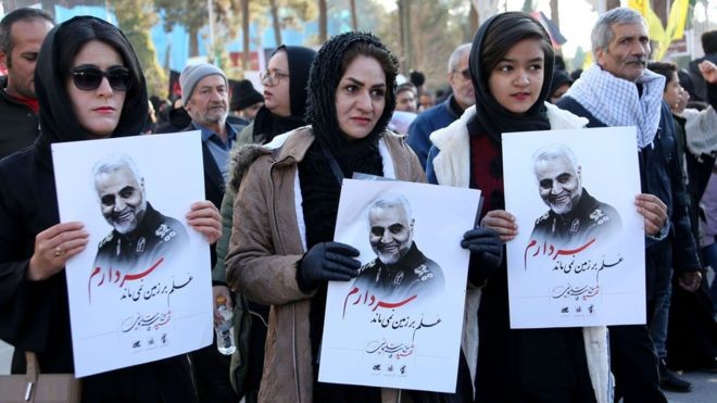 Puluhan Orang Mati Terinjak-injak dalam Pemakaman Jenderal Qasem Soleimani