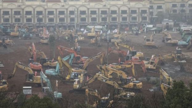 China Bangun RS 1.000 Tempat Tidur dalam 6 Hari, Ini Ceritanya