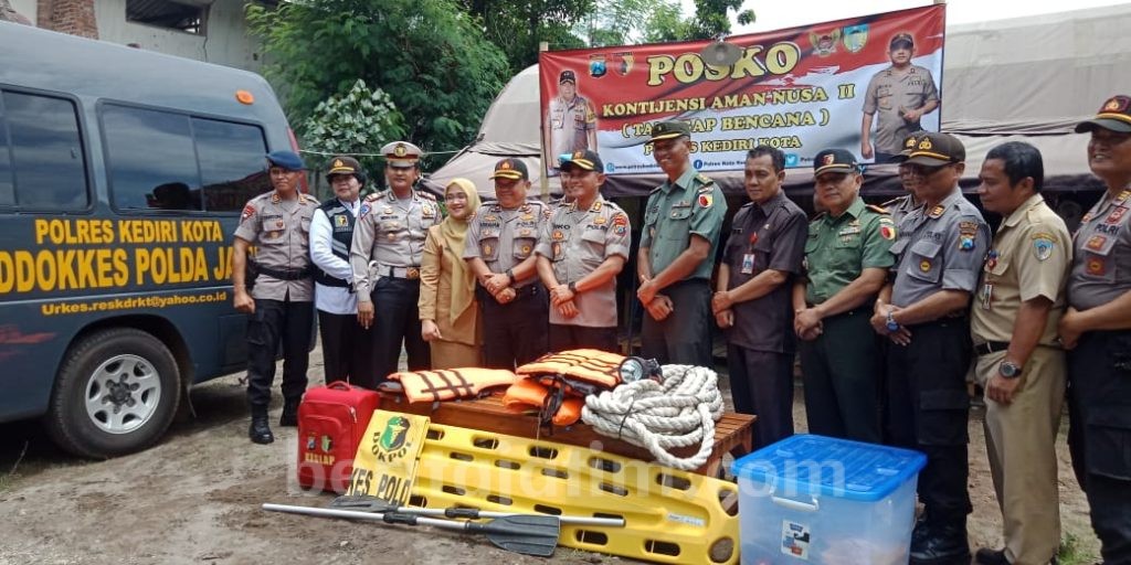 Polresta Kediri Dirikan Posko Tanggap Bencana di Lereng Wilis