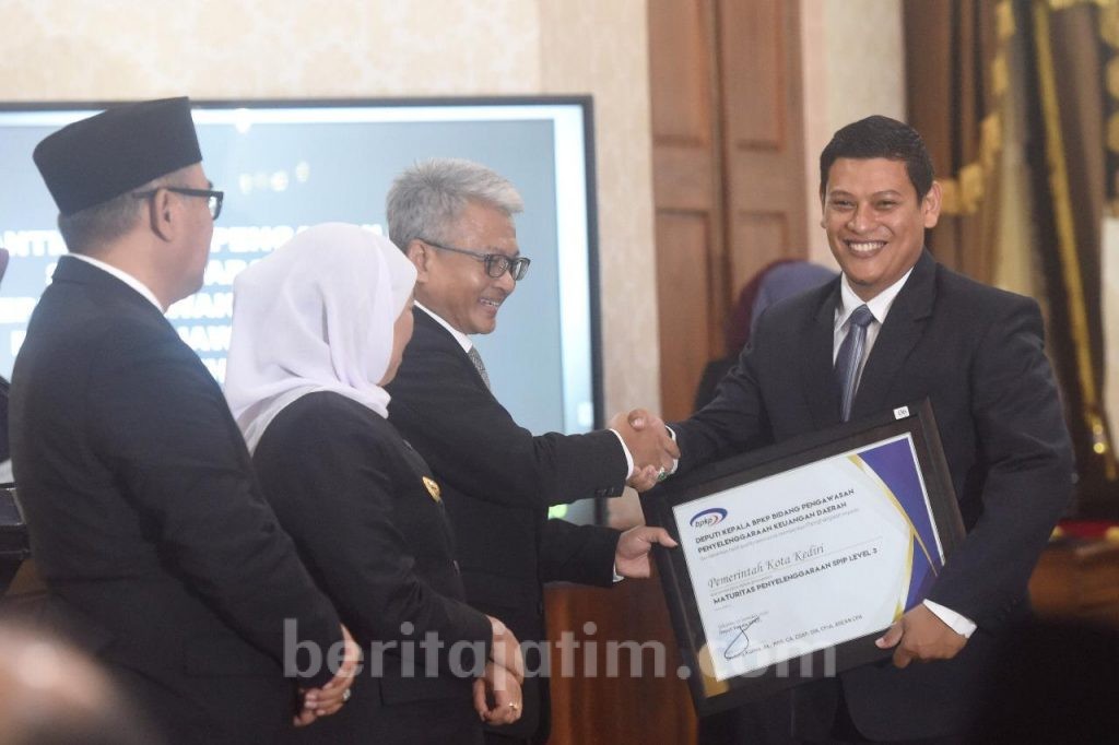 Pemkot Kediri Raih SPIP Level 3 dari BPKP