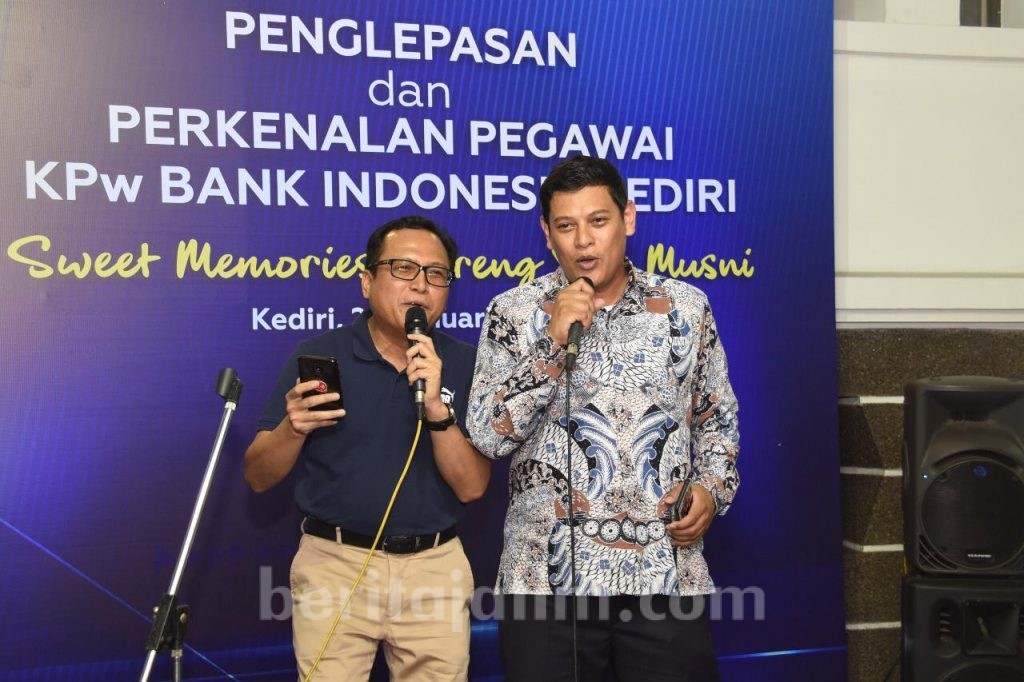Momentum Keakraban Walikota Kediri dengan Kepala Bank Indonesia sebelum Perpisahan