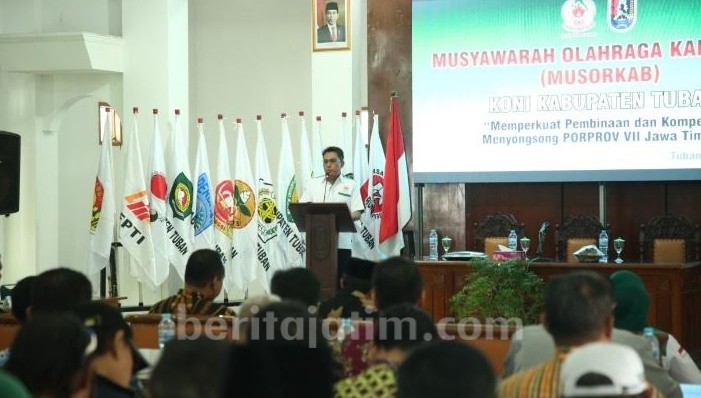 Mirza Ali Terpilih Kembali Jadi Ketua KONI Tuban