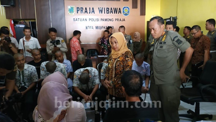 11 Pelajar di Mojokerto Diamankan Satpol PP, Isi WA Group Bikin Kaget