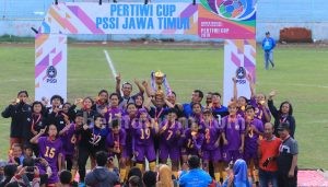Tim sepakbola putri PSSI Kota Kediri Raih Juara Pertama Turnamen Pertiwi Cup 2020