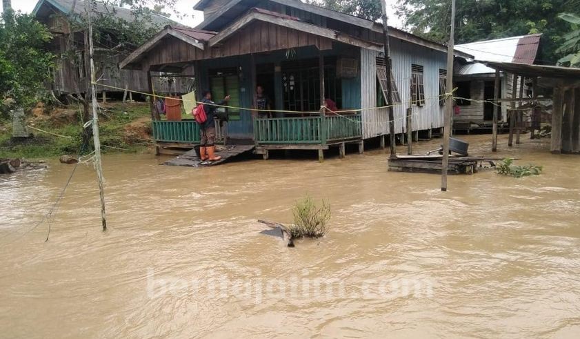 Banjir Terjang Calon Ibu Kota Baru Penajam Paser Utara, Satu Jembatan Jebol