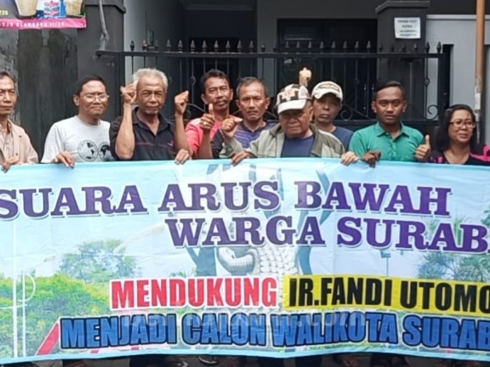 Masyarakat Arus Bawah Ingin Fandi Utomo Maju Pilwali