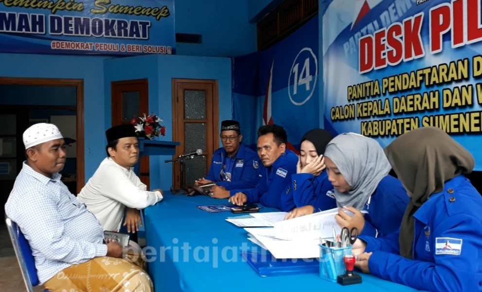 Melayat Gus Solah, Ketua PPP Sumenep Wakilkan ke Tim Serahkan Berkas Pendaftaran Bacabup ke Demokrat